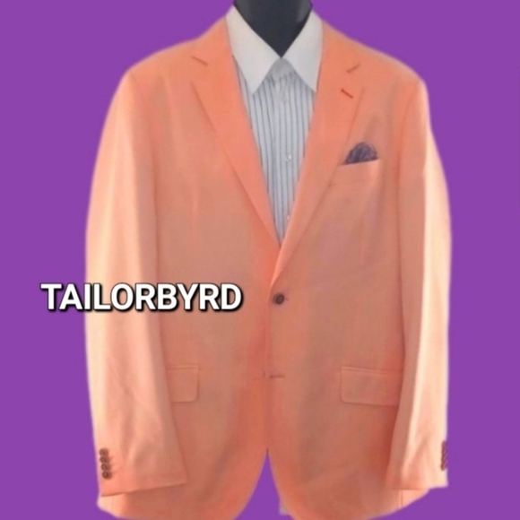 TAILORBYRD Collection Cantaloupe Blazer, 42L - Picture 3 of 12